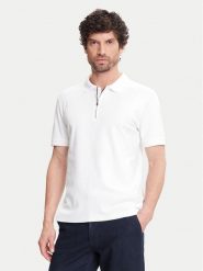 Pierre Cardin Polo C5 21455.2119 Biały Regular Fit. Białe koszulki polo Pierre Cardin, l, bez wzorów, z bawełny, bez kołnierzyka, bez ramiączek. Za 319.99 zł.