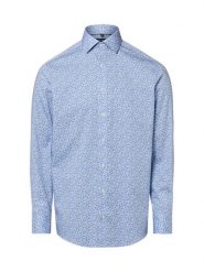 OLYMP Luxor modern Fit koszula biznesowa Mężczyźni Modern Fit Bawełna niebieski, 45. Niebieskie koszule OLYMP Luxor modern Fit, m, bez wzorów, z bawełny, bez kołnierzyka, bez ramiączek. Za 329.95 zł.