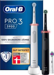 Szczoteczka rotacyjna Oral-B Pro 3 3900 Duo czarny/biały. Szczoteczki elektryczne ORAL B. Za 399.00 zł.