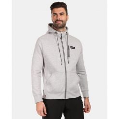 Męska bawełniana bluza z kapturem Kilpi DANILO-M. Szare bluzy z kapturem Kilpi, m, bez wzorów, z bawełny, z kapturem. Za 318.77 zł.
