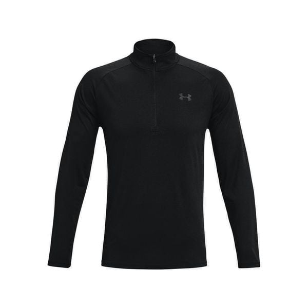 Bluza fitness męska Under Armour Tech 2.0 1/2 Zip. Czarne bluzy Under Armour, m, bez wzorów, bez kaptura. Za 235.50 zł.