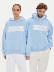 2005 Bluza Clouds Błękitny Oversize. Niebieskie bluzy 2005, m, bez wzorów, z bawełny, bez kaptura. Za 249.99 zł.