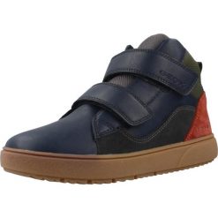 Buty GEOX J36LEA 05422 J Wielokolorowy. Buty turystyczne Geox, bez wzorów, ze skóry, bez zapięcia, trekkingowe. Za 215.99 zł.