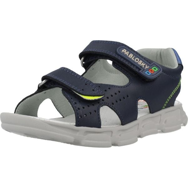Sandały PABLOSKY 521620P Niebieski. Niebieskie sandały PABLOSKY, ze skóry, bez zapięcia. Za 263.99 zł.
