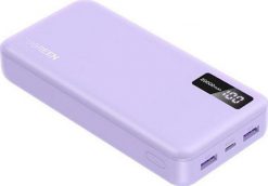 Ugreen PB312 20000 mAh USB-C 20W fioletowy. Fioletowe powerbanki . Za 109.90 zł.