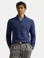 Polo Ralph Lauren Sweter 710932304514 Niebieski Regular Fit. Niebieskie swetry rozpinane Polo Ralph Lauren, m, bez wzorów, z bawełny, bez kołnierzyka, bez ramiączek. Za 939.99 zł.
