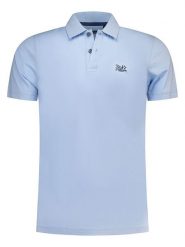 NEW ZEALAND AUCKLAND Koszulka polo w kolorze błękitnym rozmiar: L. Niebieskie koszulki polo New Zealand Auckland, l, bez wzorów, bez kołnierzyka, bez ramiączek. Za 168.46 zł.