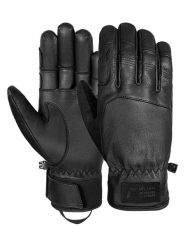 Reusch Skórzane rękawiczki "Cooper" w kolorze czarnym rozmiar: 9. Czarne rękawiczki Reusch, bez wzorów. Za 173.99 zł.