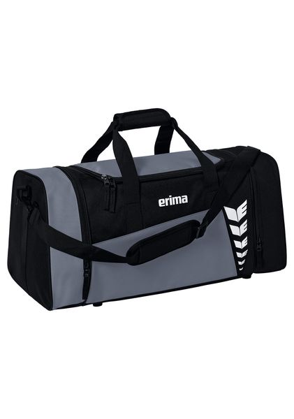 Torba sportowa Erima Six Wings. Czarne torby na ramię Erima, bez wzorów, z materiału, na ramię, z nadrukiem, bez dodatków. Za 119.99 zł.