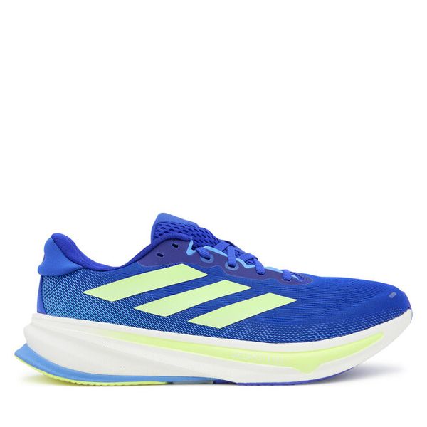 Buty do biegania adidas. Niebieskie buty do biegania Adidas, bez wzorów, bez zapięcia, do biegania. Za 449.99 zł.