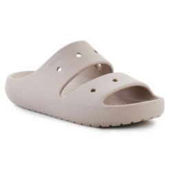 Klapki Crocs Classic Sandal V2 209403-214 beżowy. Brązowe klapki . Za 271.50 zł.