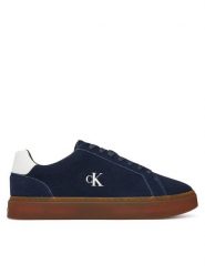 Calvin Klein Sneakersy Classic Cupsole Laceup Su YM0YM01434 Granatowy. Niebieskie buty sportowe casual CALVIN KLEIN, bez wzorów, ze skóry, bez zapięcia. Za 409.99 zł.