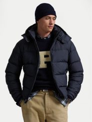 Polo Ralph Lauren Kurtka puchowa 710955875001 Granatowy Regular Fit. Niebieskie kurtki Polo Ralph Lauren, m, bez wzorów, z puchu, bez kaptura. Za 1,449.00 zł.
