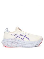 Asics Buty do biegania Gel-Nimbus 27 Tokyo 1011C120 Szary. Szare buty do biegania ASICS, bez wzorów, z meshu, bez zapięcia, do biegania. Za 719.99 zł.