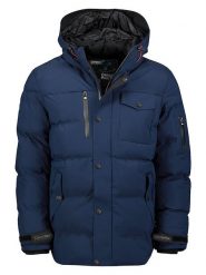 Canadian Peak Kurtka zimowa "Aldesteak" w kolorze granatowym rozmiar: XXL. Niebieskie kurtki Canadian Peak, na zimę, xxl, z aplikacjami, bez kaptura. Za 238.84 zł.
