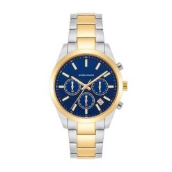 Spears & Walker Zegarek na reke ze stali nierdzewnej w kolorze srebrno/zlotym Zegarki 1 ct Męskie. Szare, analogowe zegarki Spears & Walker, srebrne. Za 429.99 zł.