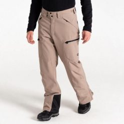 Spodnie narciarskie dla mężczyzn Dare2B DMW573R. Brązowe spodnie narciarskie i snowboardowe Dare 2B, m, bez wzorów, narciarskie. Za 349.99 zł.