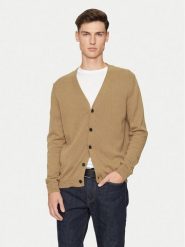 REPLAY Kardigan UK4456.000.G23138B Beżowy Regular Fit. Brązowe swetry rozpinane Replay, m, bez wzorów, z bawełny, bez kołnierzyka, bez ramiączek. Za 279.99 zł.