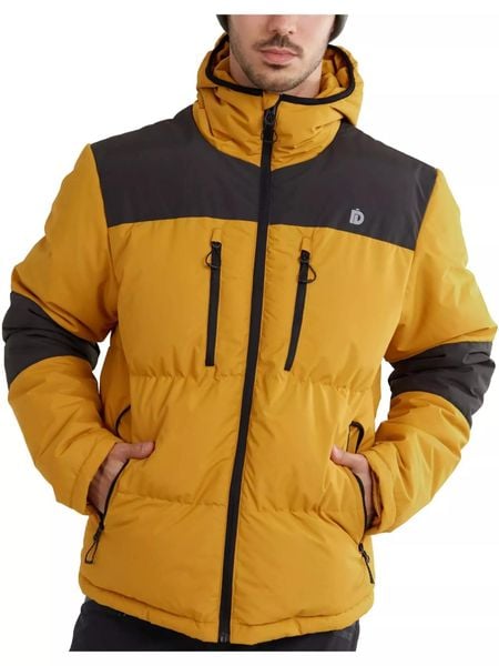Kurtka męska Fundango Navarro Padded. Żółte kurtki Fundango, m, bez wzorów, z poliesteru, bez kaptura. Za 399.90 zł.