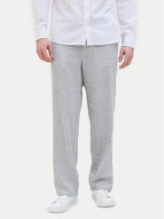 Jack&Jones Chinosy Karl Mykonos 12269371 Szary Loose Fit. Szare eleganckie spodnie Jack&Jones, m, z wiskozy. Za 179.99 zł.