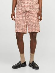 Jack & Jones Szorty "Luke" w kolorze czerwonym rozmiar: M. Czerwone szorty Jack & Jones, m, bez wzorów, z bawełny. Za 39.40 zł.