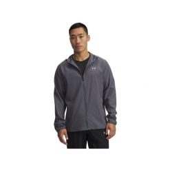 Kurtka wodoodporna Under Armour Velociti Pro Storm. Szare kurtki Under Armour, l, bez wzorów, z materiału, bez kaptura. Za 448.85 zł.