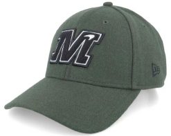 McLaren Unisex Puff Patch 9FORTY Czapka Khaki Oliwkowa. Zielone czapki z daszkiem Coqui, bez wzorów, z materiału. Za 184.99 zł.