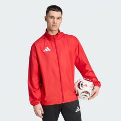 Kurtka Entrada 26 Multi. Białe kurtki Adidas, l, bez wzorów, z materiału, z kapturem. Za 179.00 zł.