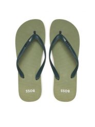 BOSS Japonki 50498208 Zielony. Zielone japonki Boss, bez wzorów, z tworzywa sztucznego. Za 169.99 zł.