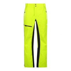 Spodnie narciarskie CMP. Żółte spodnie narciarskie i snowboardowe CMP, m, bez wzorów, narciarskie. W wyprzedaży za 820.80 zł.