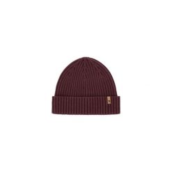 Czapka trekkingowa outdoorowa Ovik 365. Brązowe czapki zimowe Fjällräven, bez wzorów, z bawełny. Za 249.99 zł.