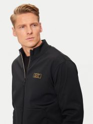 EA7 Emporio Armani Bluza 7M000034 AF10343 UC001 Czarny Regular Fit. Czarne bluzy EA7 Emporio Armani, m, bez wzorów, z syntetyku, bez kaptura. Za 519.99 zł.