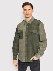Brixton Koszula Bowery Corduroy 01264 Zielony Standard Fit. Zielone koszule Brixton, m, bez wzorów, z bawełny, bez kołnierzyka, bez ramiączek. Za 329.99 zł.
