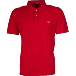 GANT SOLID RUGGER Koszulka polo red. Koszulki polo marki GANT, z bawełny, polo. Za 299.00 zł.