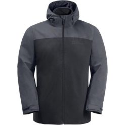 Kurtka w góry męska Jack Wolfskin Taubenberg. Brązowe kurtki Jack Wolfskin, l, bez wzorów, z poliesteru, z kapturem. Za 789.99 zł.