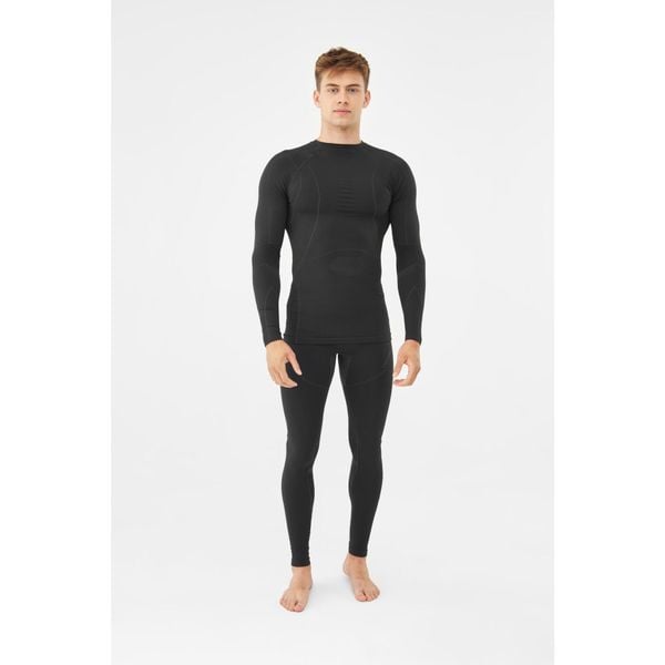 Komplet bielizny termoaktywnej narciarskiej męskiej Viking Gary Bamboo. Czarne bielizna termoaktywna Viking, na zimę, m, bez wzorów, bez ramiączek, narciarskie. Za 237.00 zł.