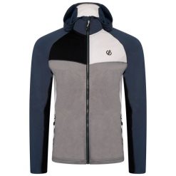Bluza turystyczna z suwakiem i kapturem męska Contend. Szare bluzy z kapturem Dare 2B, m, bez wzorów, z elastanu. W wyprzedaży za 94.00 zł.