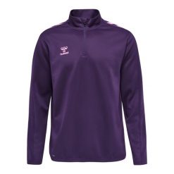 Bluza do piłki ręcznej dla dorosłych Hummel hml CORE XK. Fioletowe bluzy bez kaptura Hummel, xl, bez wzorów, bez kaptura. Za 209.55 zł.