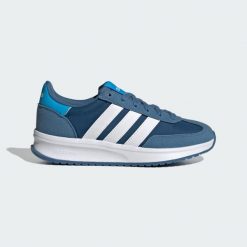 Buty Run 70s 2.0. Białe buty do biegania Adidas, bez wzorów, z materiału, bez zapięcia, do biegania. Za 239.00 zł.