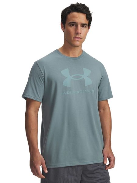 Under Armour Koszulka funkcyjna w kolorze błękitnym rozmiar: S. Niebieskie t-shirty sportowe Under Armour, bez wzorów, z materiału, bez ramiączek, outdoorowe. Za 74.28 zł.