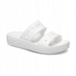 Klapki Dla Dorosłych Crocs Baya Platform. Brązowe klapki Crocs, z materiału. Za 139.99 zł.