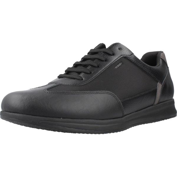 Buty GEOX U AVERY Czarny. Czarne buty turystyczne Geox, bez wzorów, z syntetyku, bez zapięcia, trekkingowe. Za 364.99 zł.