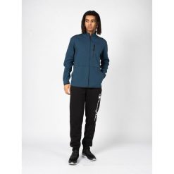 Bluza trekking męska Full-zip. Niebieskie bluzy Champion, l, bez wzorów, z bawełny, bez kaptura. Za 250.00 zł.