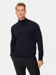 KARL LAGERFELD Golf 655058 544399 Granatowy Regular Fit. Niebieskie golfy KARL LAGERFELD, m, bez wzorów, z wełny, bez kołnierzyka, bez ramiączek. Za 359.99 zł.