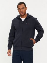 Napapijri Bluza Balis NP0A4HHV Granatowy Regular Fit. Niebieskie bluzy Napapijri, m, bez wzorów, z bawełny, bez kaptura. Za 289.99 zł.