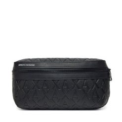 Saszetka nerka Armani Exchange. Czarne saszetki i nerki Armani Exchange, bez wzorów. Za 309.99 zł.