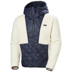 Bluza z kapturem Helly Hansen Stowe Hybrid. Niebieskie bluzy z kapturem Helly Hansen, na zimę, l, bez wzorów, z materiału, z kapturem. Za 766.50 zł.