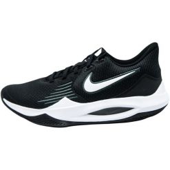 Buty do chodzenia męskie Nike Precision V. Czarne buty do koszykówki Nike, bez zapięcia, do koszykówki. Za 366.00 zł.