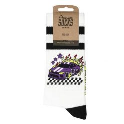 Skarpety American Socks Nascar wielokolorowe. Białe skarpety AMERICAN SOCKS, bez wzorów. Za 93.06 zł.