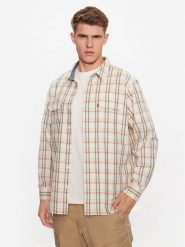 Levi's® Koszula 19587-0255 Beżowy Relaxed Fit. Brązowe koszule m, bez wzorów, z bawełny, bez kołnierzyka, bez ramiączek. Za 179.99 zł.